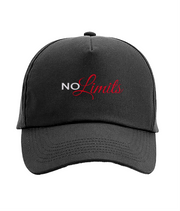 No Limits - (white/red embroidery) - tri-glide buckle, curved peak cap