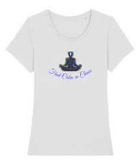 Find Calm in Chaos - (front design) - women’s fitted tshirt