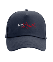 No Limits - (white/red embroidery) - tri-glide buckle, curved peak cap