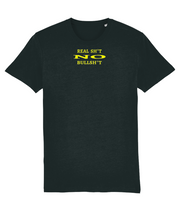 Real Sh*t No Bullsh*t - (front design/yellow text) - unisex tshirt